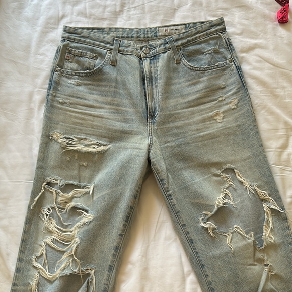 AG Distressed Phoebe Jeans - Picture 7 of 10